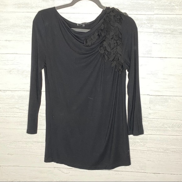 Anne Klein Blouse Womens Tee Shirt Long Sleeve Stretch Medium - Picture 1 of 9